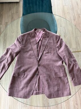 Joseph Abboud Mauve Plaid Sport Coat